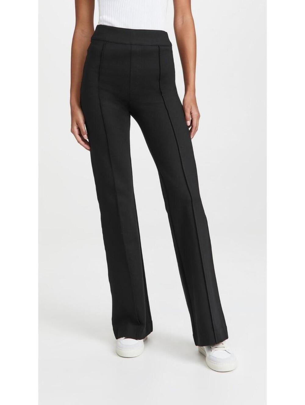 SPANX PerfectFit Ponte Flare Pants in Black. Womens Small
